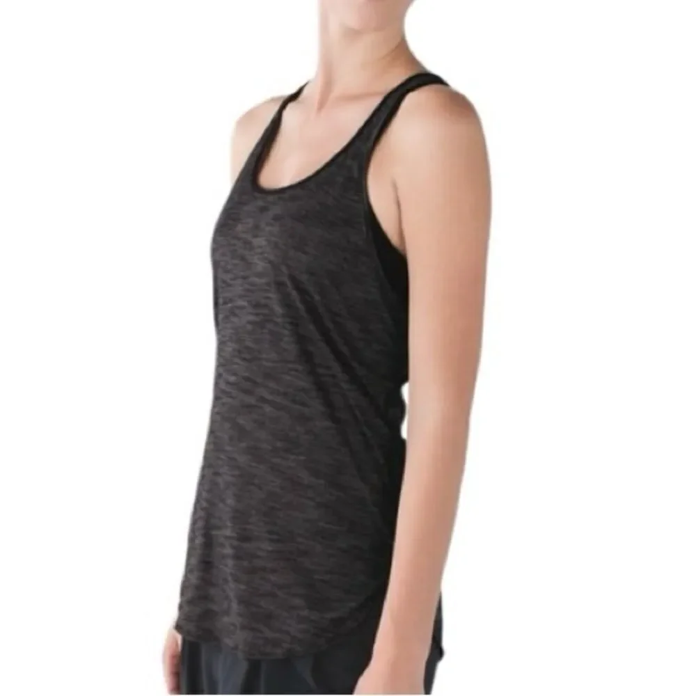 Lululemon What the Sport Singlet in Heathered Black